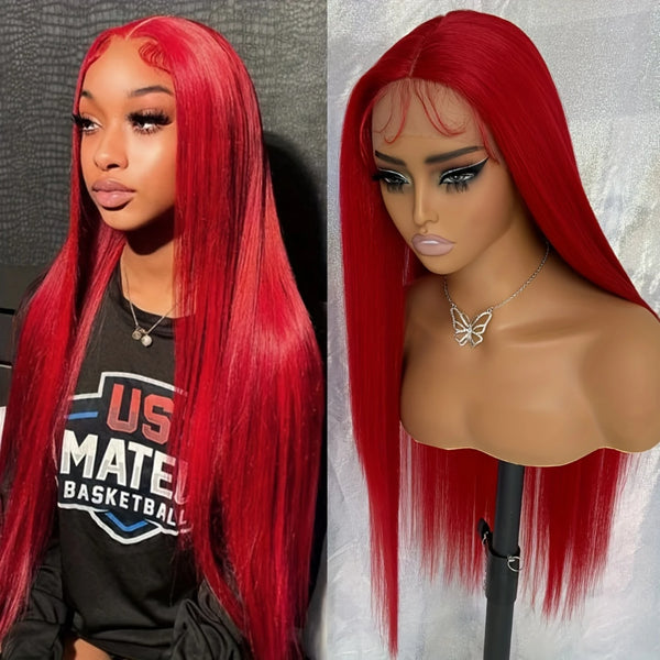 Long Straight Synthetic Lace Front Wig