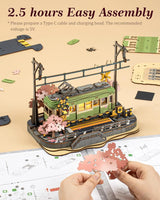 3D DIY Model Building Toy with LED Light