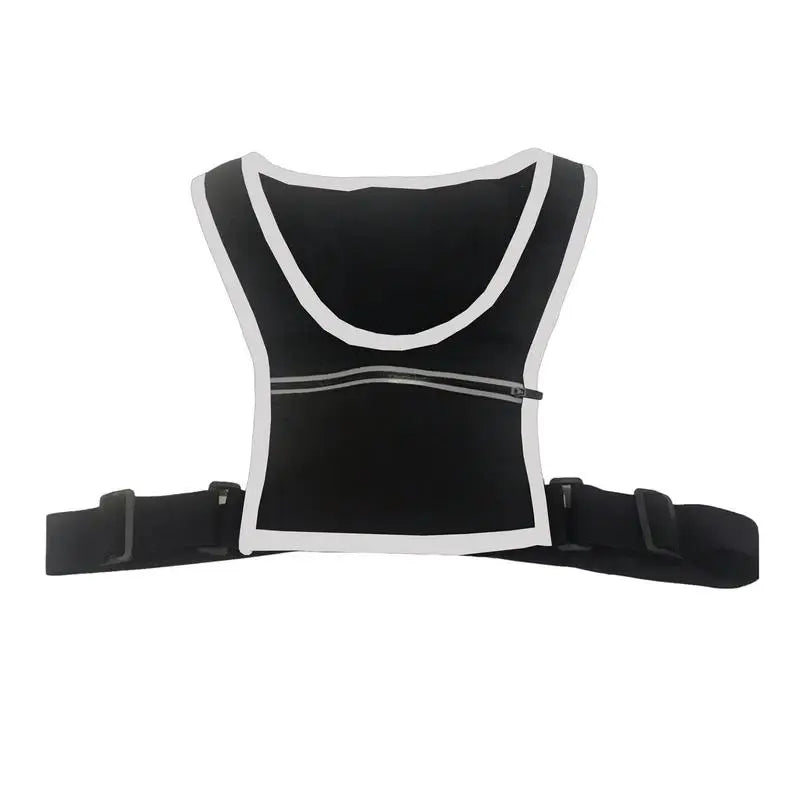 Reflective cycling vest sbr sports phone holder bag