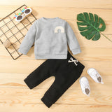Cotton Rainbow Fall Baby Clothing Suit