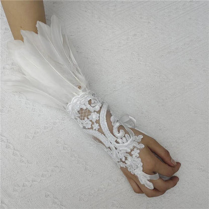 Halloween Party Fingerless Gloves