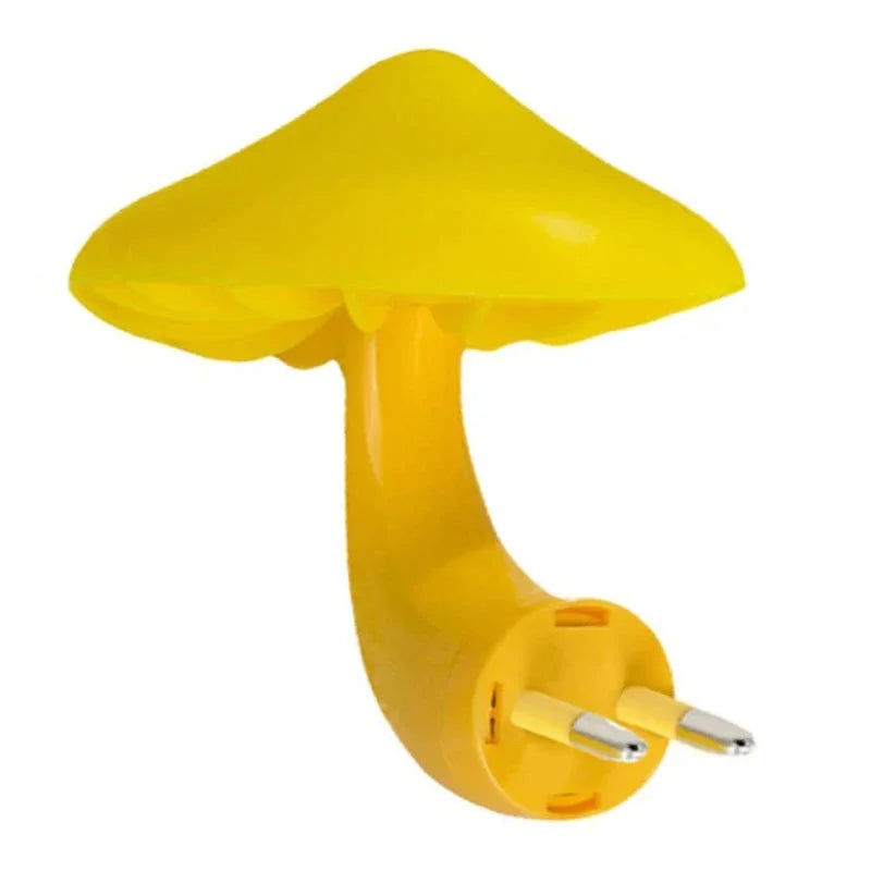 220V Sensor Plug in LED Bed Cute Mushroom Nightlight