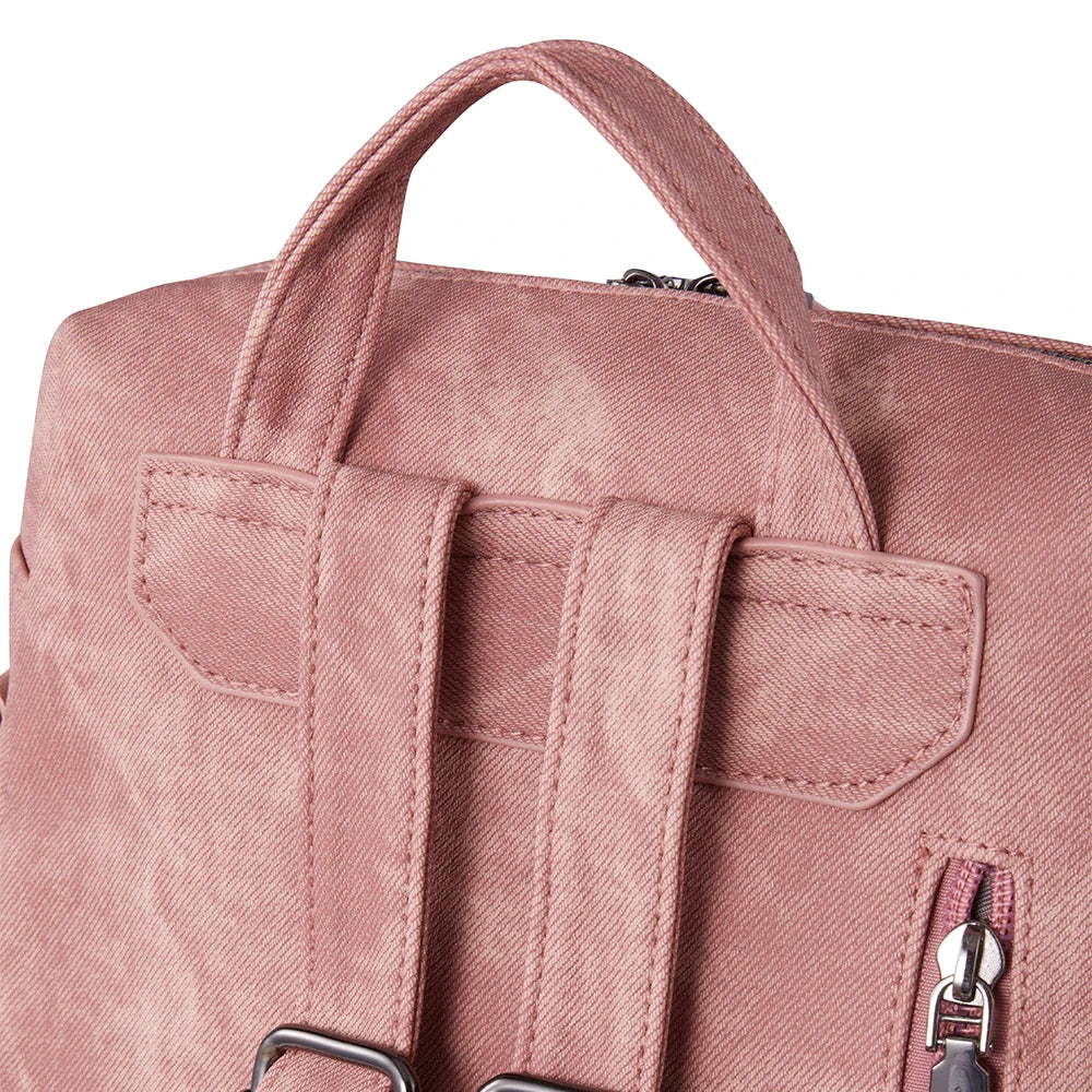 Vintage pu leather backpack