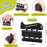 Finger Grip Strength Trainer Kit