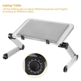 Aluminum Alloy Adjustable Folding Laptop Tray Stand