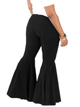 Trendy Bell-bottomed Knitted Trousers