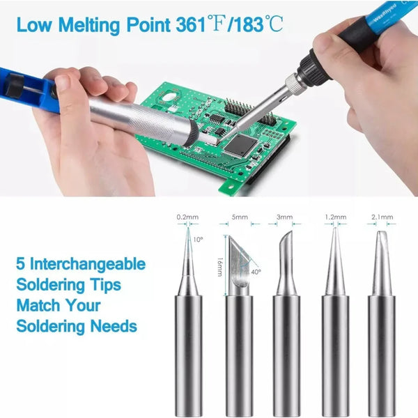 Adjustable Temperature Electronic Soldering Tool Kit