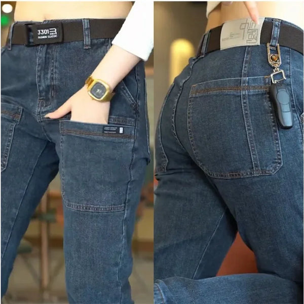 Fashion Cargo Denim Pants