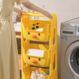 Mobile Multi-Tier Kids Toy Storage Rack