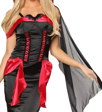 Halloween Sexy Dark Vampire Queen Costumes