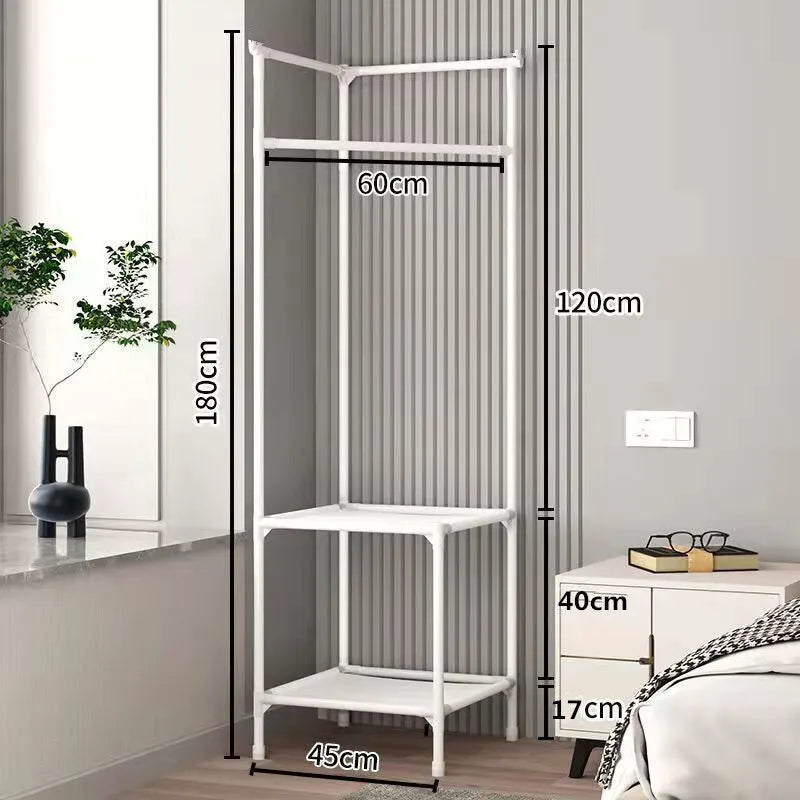 Three Layers Bedroom's Corner Rack