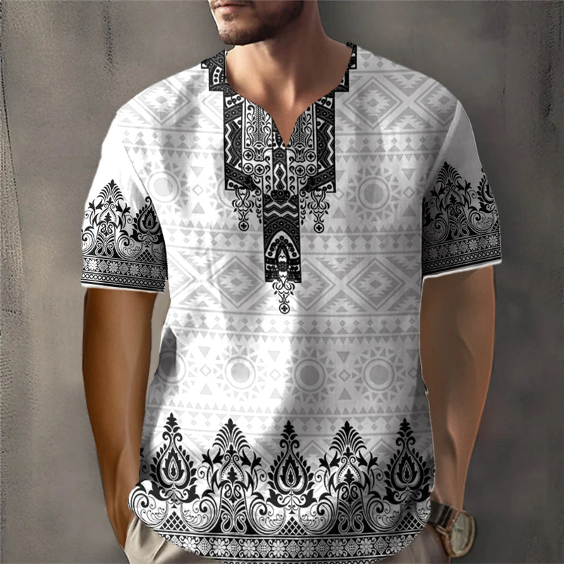 Fashion African Dashiki Men's Culture T-shirt