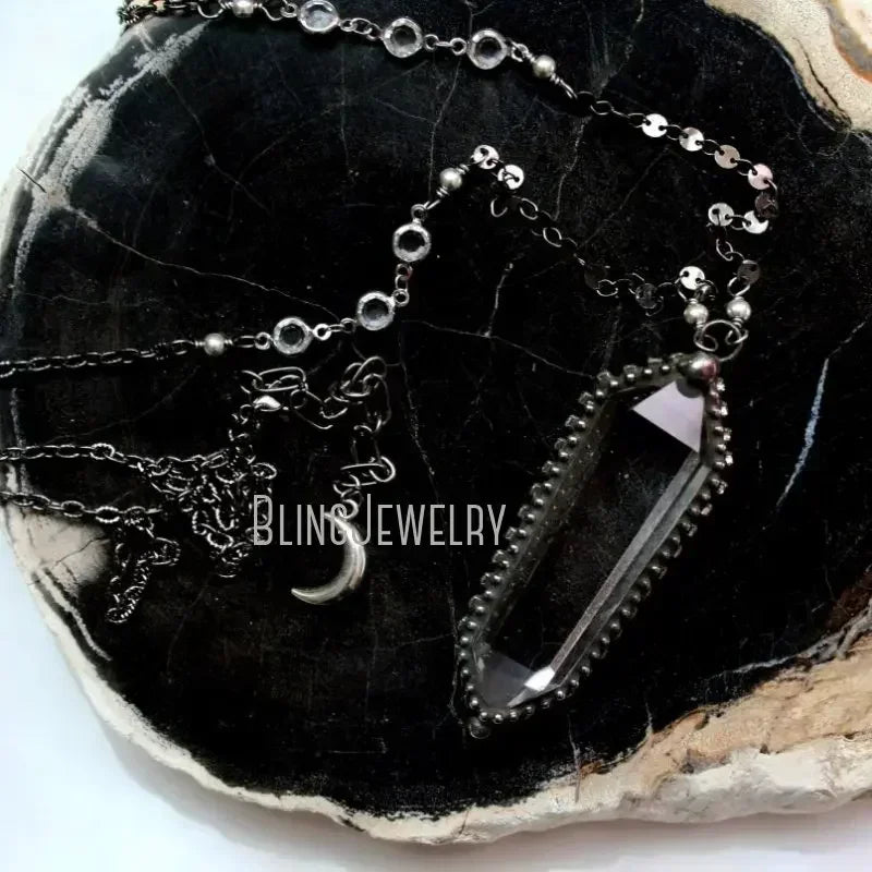 Crystal Stainless Steel Necklace