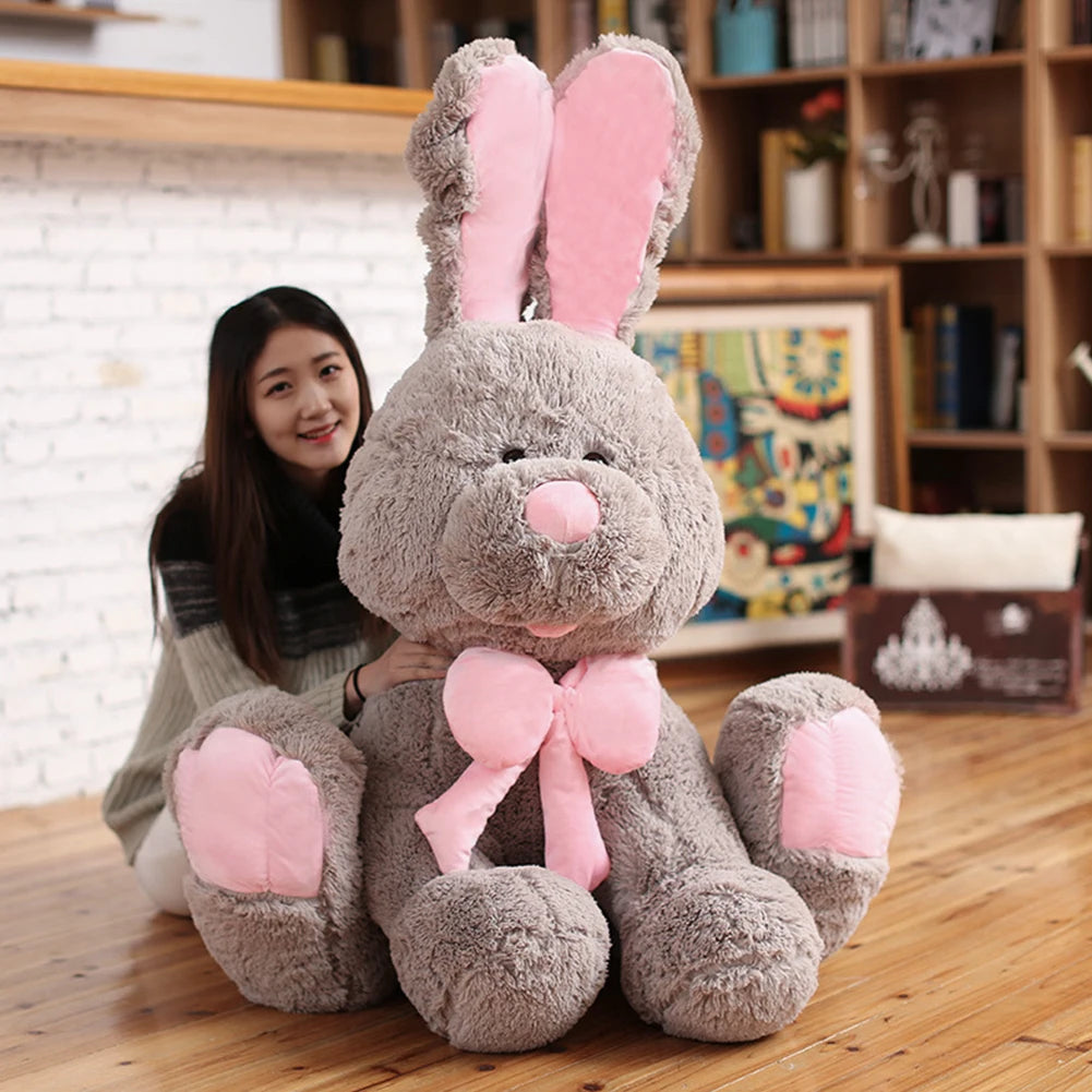 Giant lovely cartoon rabbit plush toy