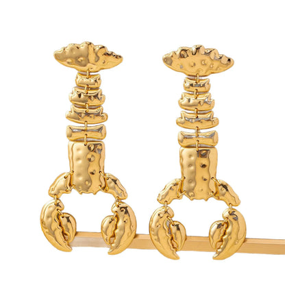 Creative Lobster Geometric Earrings