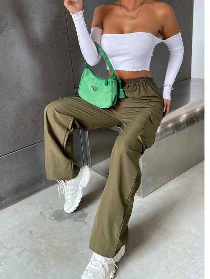 Fashion women's baggy joggers pants