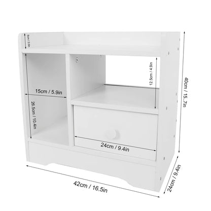 Bedside cabinet with drawer