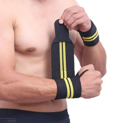 Weight lifting wrist support straps