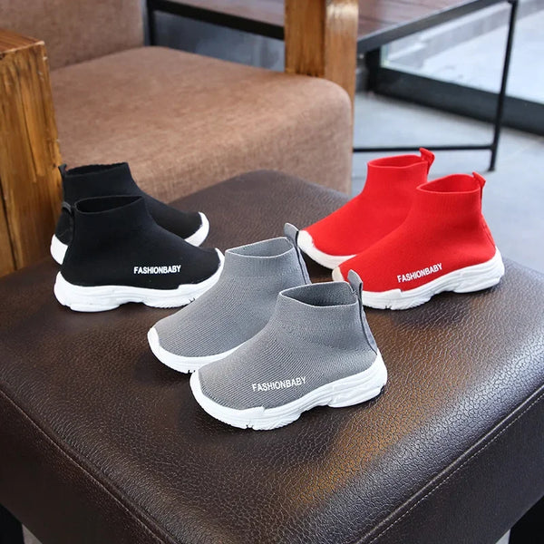 Slip-on Breathable Kid's Socks Shoes