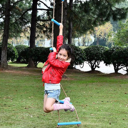 Climbing rope ladder children's playground