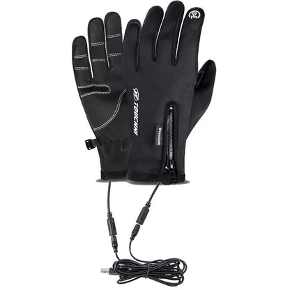 Usb touch screen anti-slip glove for cycling