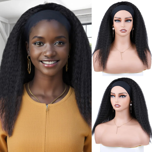 Afro Synthetic Headband Wig