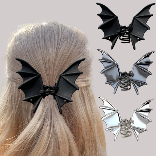 Halloween Party Cool Bat Metal Hairpin
