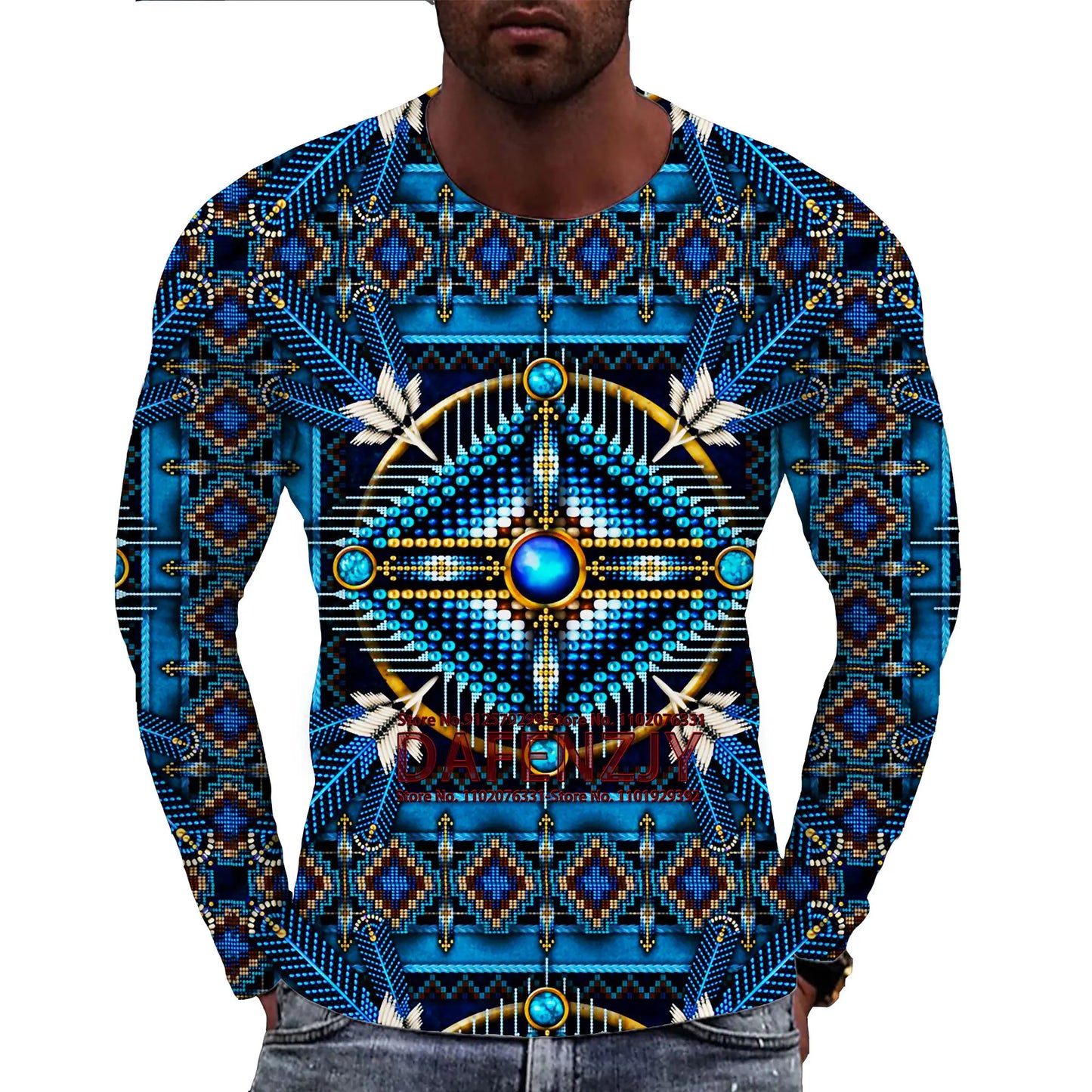 American indians culture 3d t shirt