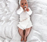 Cotton Ruffle Newborn Girl Clothes Set