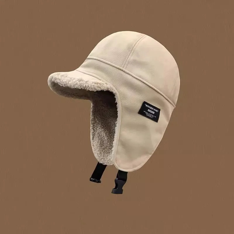 Windproof warm ear protection bomber hats
