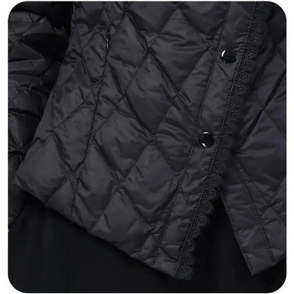 Female down cotton-padded jacket
