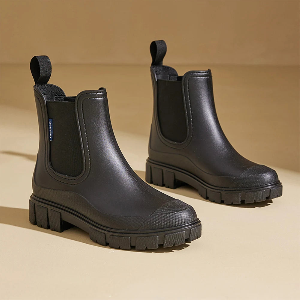 Breathable fashion rain boots