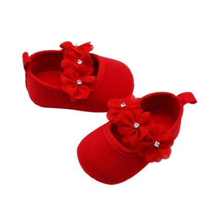 Baby baptism shoe & headband set