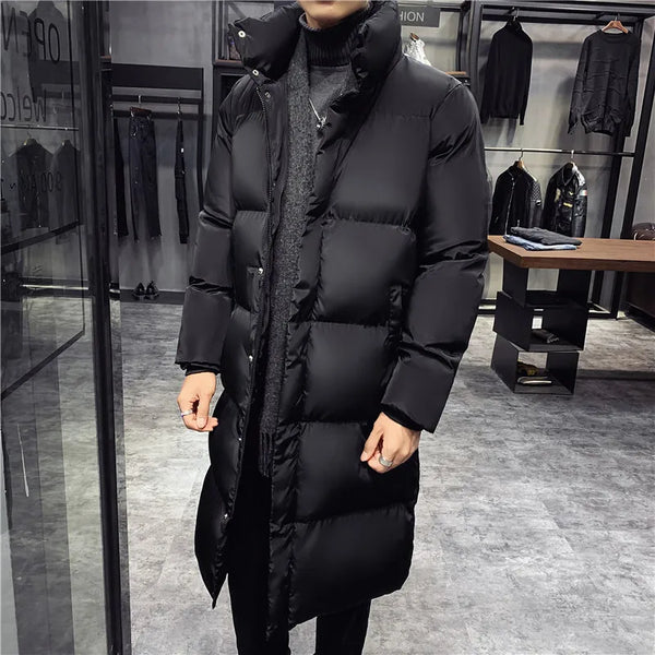 Men's High Quality Fashion Parka Long Coat