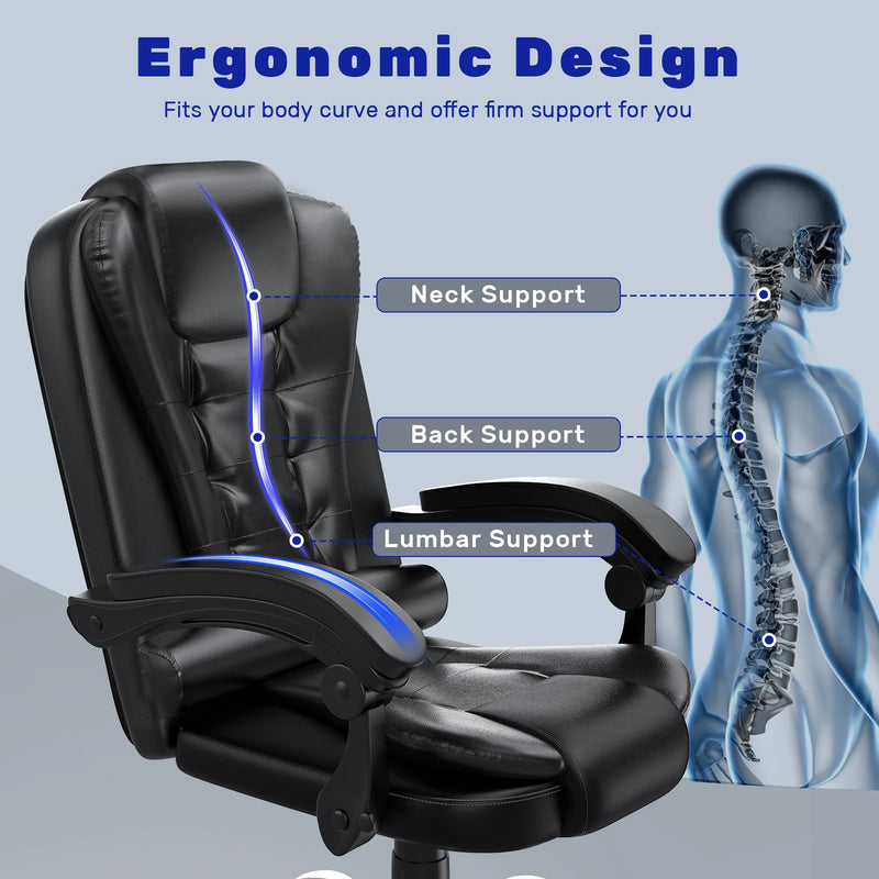 Ergonomic Office Chair with High Backrest