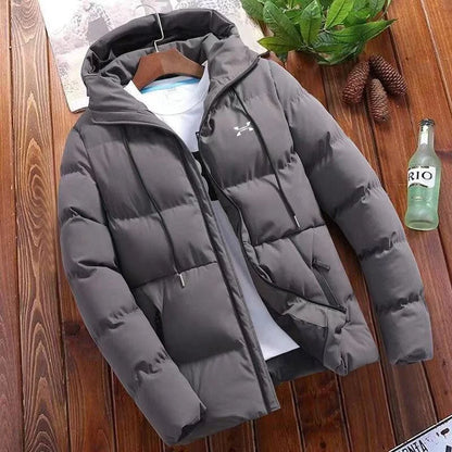 Men's parkas thicken warm jacket