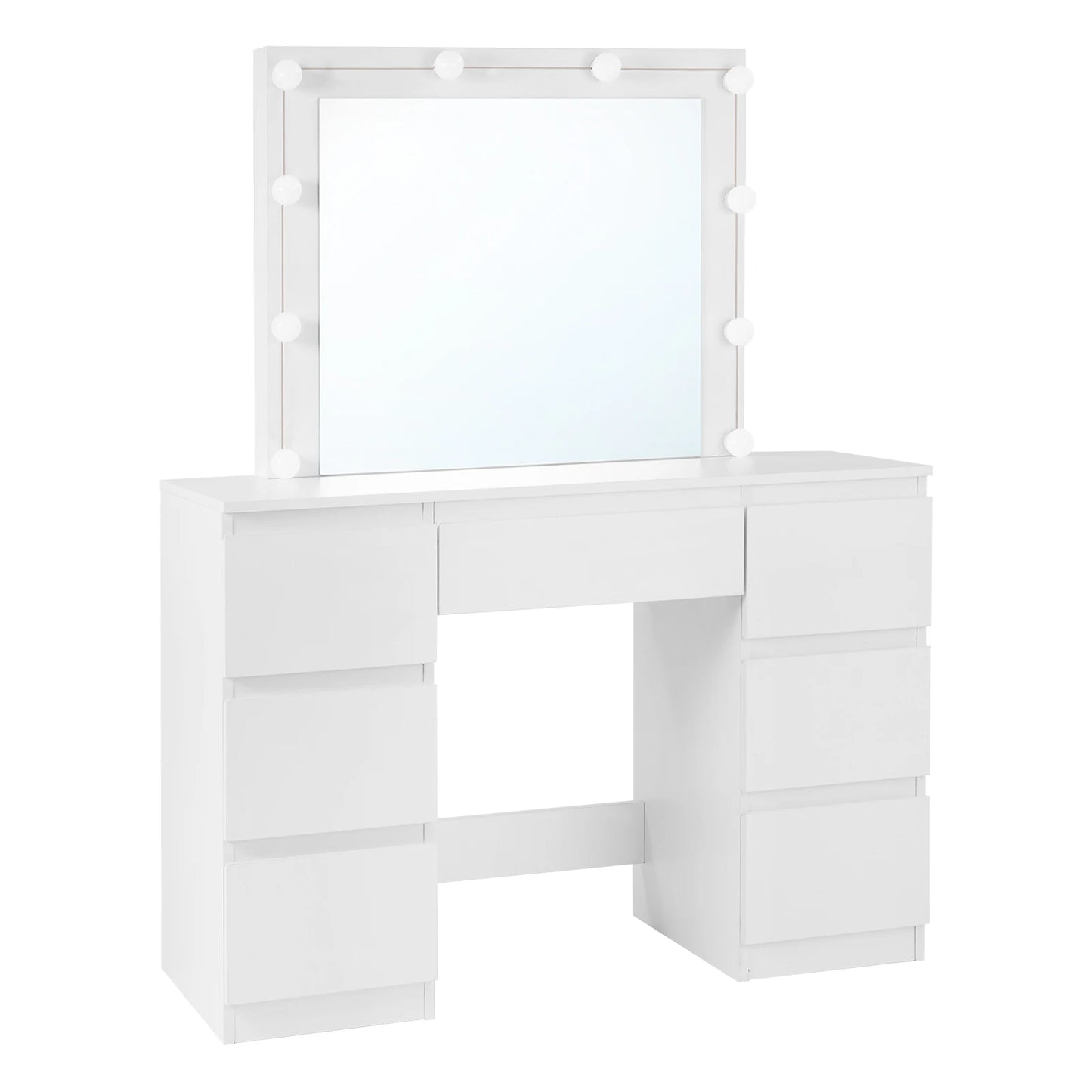 Cosmetic table with led lighting