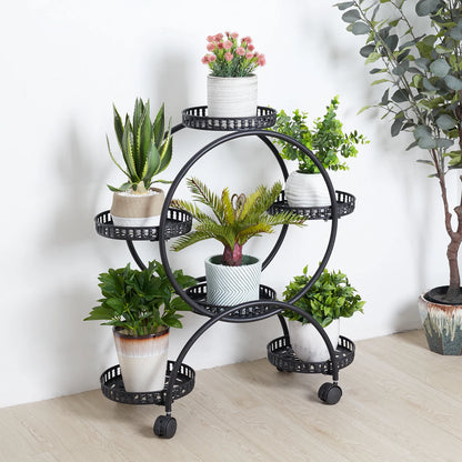 4 layer 6 pots flower holder