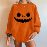 Fashion Retro 3d Printed Halloween Sweatshirt