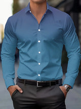 Comfortable Striped Soft Lapel Shirt
