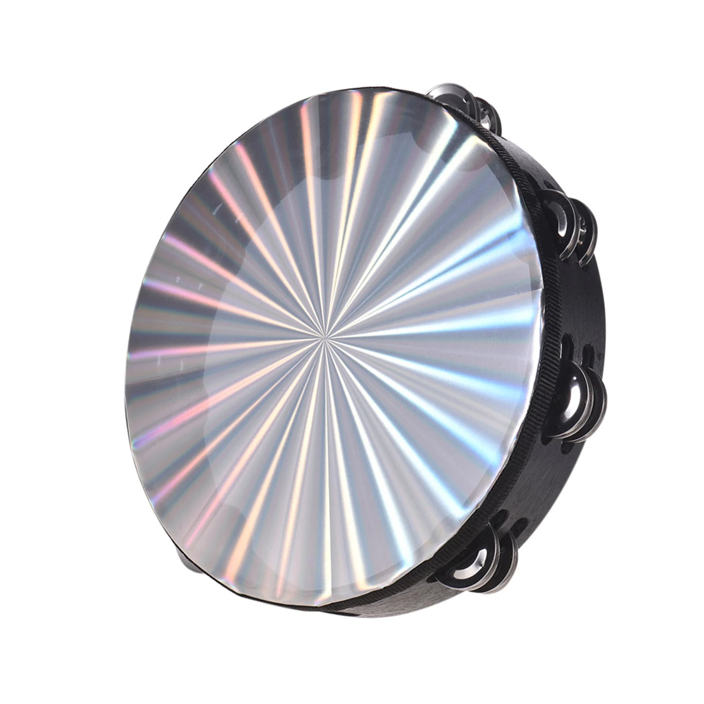 8/10 inch wooden radiant tambourine hand drum