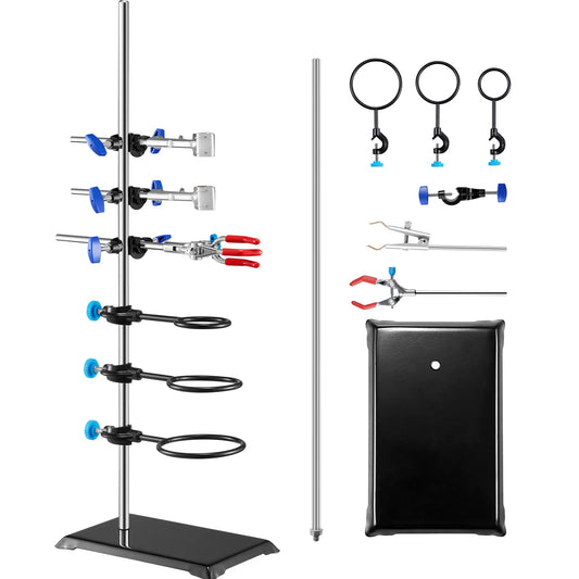Laboratory retort support stand set