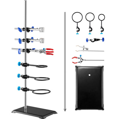 Laboratory retort support stand set