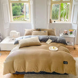 Coral Fleece Winter Warm Bedding Set