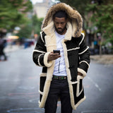 Punk Warm Windproof Leather Coat