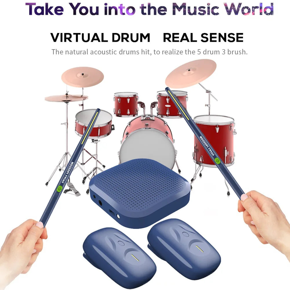 Virtual electronic air drum set