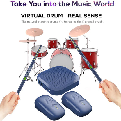 Virtual electronic air drum set
