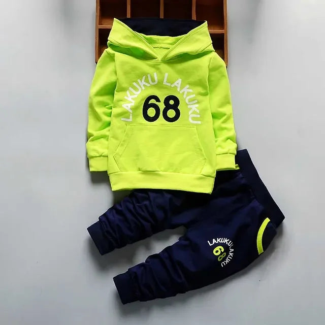 2pc Long Sleeve Hoodie + Trousers Set