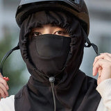 Winter Bike Hooded Mask With Neck Warmer