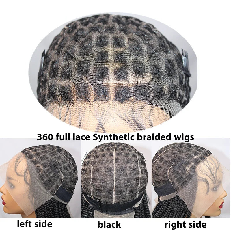 Cornrow Knotless Braided Wigs